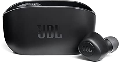 JBL Wave 100 TWS In-Ear Earphones, Deep Bass Sound, Pocket-Friendly, 20-Hour Battery Life, Black