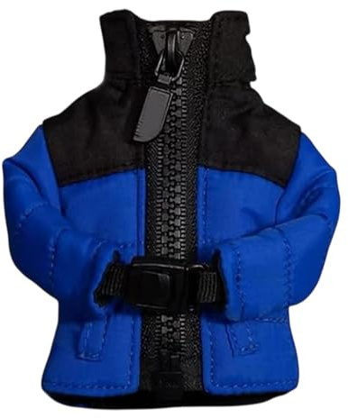 Generisch Kleiderförmige Schlüsselschutzhülle, Daunenschlüsseltasche, Mantel-Schlüsselanhänger-Taschenanhänger Mit Reißverschluss, 3,94 Zoll Lustiger Geldbörsen-Schlüsselanhänger-Anhänger, Zubehör