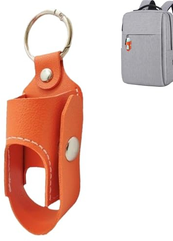 Arroopu per inalatore in pelle, per esterni, robusta per inalatore per viaggi di lavoro, casa, scuola, campeggio, viaggi, Orange1., Refer to description, Unisex