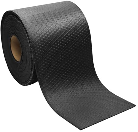 BLACK-CAT Panther Antirutschmatte 4000×1200×4 mm – hochreißfest, rutschhemmend, zuschneidbar, VDI 2700 Zertifiziert, DEKRA geprüft, für Transport, Industrie, Werkstatt & Haushalt