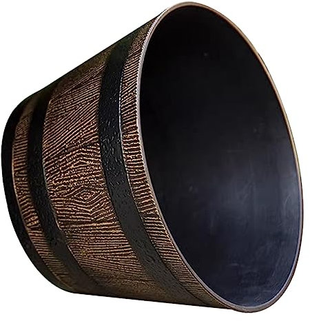 Toyvian Maceta De De Imitación De Madera Maceta Vintage para Bonsái para Jardinería y Decoración del