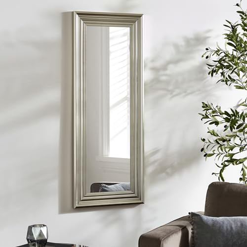 Julian Bowen Tokyo Pewter Tall Rectangular Dressing Mirror