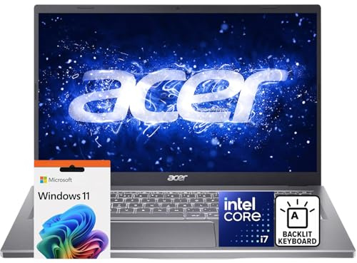 acer Aspire Premium 15,6 FHD Laptop | Intel Core i7-1255U fino a 4.7GHz | 16GB RAM - 512GB PCIe SSD | Tastiera retroilluminata | Grafica Iris Xe | Wi-Fi 6 | Webcam | Elegante e portatile | Windows 11