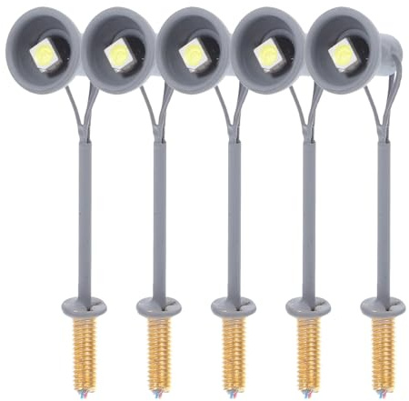 FOMIYES 87, Lot de 5 Lampes Décoratives à Lumière Blanche, Lampe LED pour Table à Sable, Décoration Micro-Paysage et Maison de Poupée