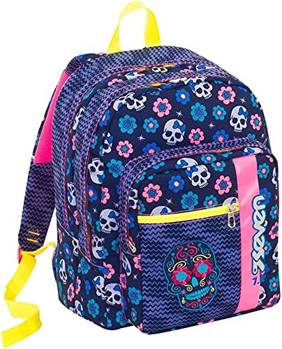 Seven Zaino OUTSIZE MEXI GIRL, Tasche multifunzione, Maxi tasca frontale, Per bambine e ragazze, Scuola, Tempo libero