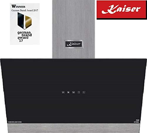 Kaiser AT 9440 Hotte aspirante murale 90 cm,Hotte murale Luxe fabricant Kaiser, 1250m³/h,Eclairage LED, Hotte, Timer,avec ouverture électrique,.Gagnants German Brand Award 2018,Hotte cheminée