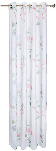 Albani Naomi2-Tenda con 8 Occhielli, 245 x 135 cm, Rosa Bianca, 245x135 cm