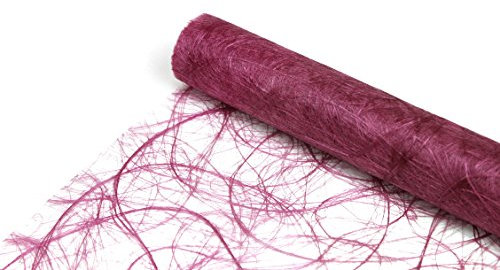 JULANO Sizoweb Original Tischläufer Tischband zur Dekoration (60cm,25m, alpenveilchen)