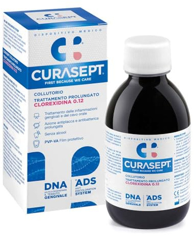 Curasept ADS - Trattamento Prolungato Clorexidina 0,12% Collutorio, 500ml