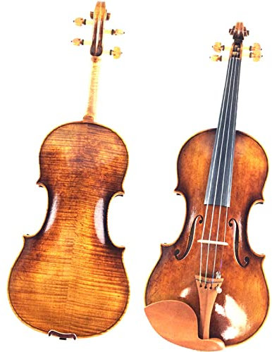 TSTS Violine anfänger Professionelles Geigenmusikinstrument Aus Fichten-Ahornholz Mit Geigenkoffer Brasilholz-Bogenbausatz (Color : 1/4)