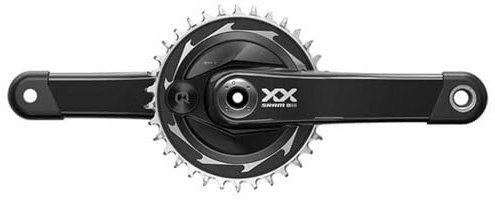 Sram JG.BIE.Pot.SRAM XX SL EAG.Dub Gewinde 165 34D Car.NE Kurbelgarnitur, Erwachsene, Unisex, Mehrfarbig (Mehrfarbig), Einheitsgröße