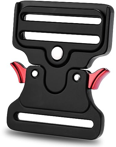 Taktische Metallschnalle, Duty-Gürtelclip, seitliche Schnellverschluss-Schnalle für Hundehalsband, Geschirr