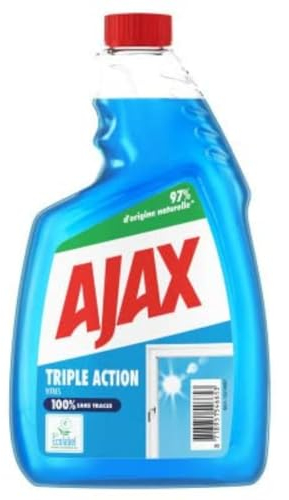 Ajax Nettoyant menager vitres triple action - La bouteille de 750ml