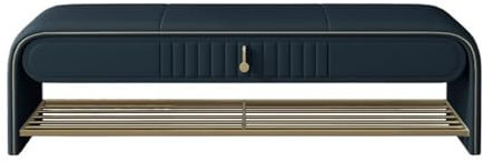 Ende der Bettbank Schlafzimmer-Nachthocker, dekorativer Sofahocker, Garderobe, Wickelhocker, Bekleidungsgeschäft, Einkaufszentrum, Ruhebank Innenbank für Wohnzimmer/Schlafzimmer/Bettende ( Color : 06