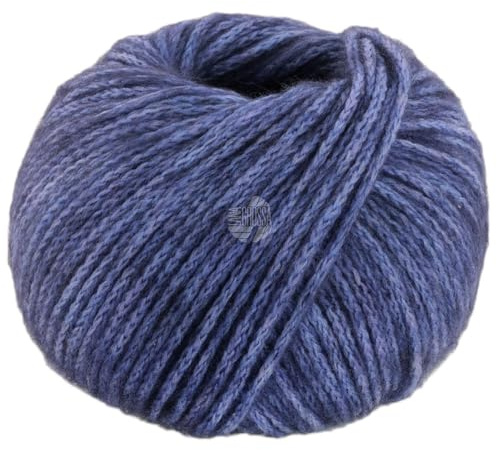 LANA GROSSA Twinny | Voluminöses Kettengarn aus Merinofasern mit Flauscheffekt | Handstrickgarn aus 97% Schurwolle (Merino extrafein) & 3% Polyamid | 50g Wolle zum Stricken & Häkeln | 100m Garn FB7