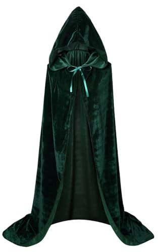 Mymyguoe Kostüm Damen Halloween Samt-Umhang Länge Mit Kapuze Samt Umhang Halloween Weihnachten Fancy Cape Kostüme Damen Roter Umhang Rot Vampir Umhang Prinzenumhang Karnevalskostüm