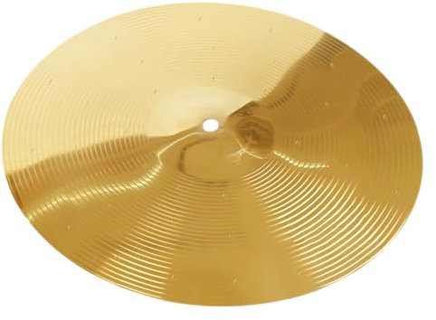 VINTORKY Drum Cymbal Hochwertiges Metall Crash Cymbal Für Schlagzeug Für Jazz Und Übung Leicht Und Tragbar Einfache Handhabung Langlebig Und Sicher