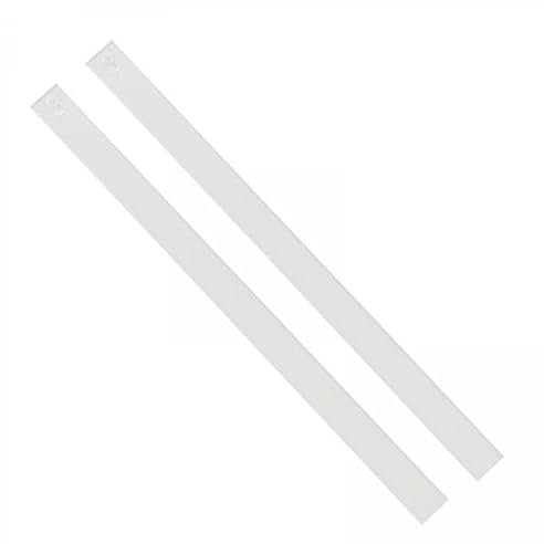 Milageto 2x 2x Strisce di Pasta Misuratrice Guide per Mattarello per Biscotti Acrilici Lunghezza 40 Cm