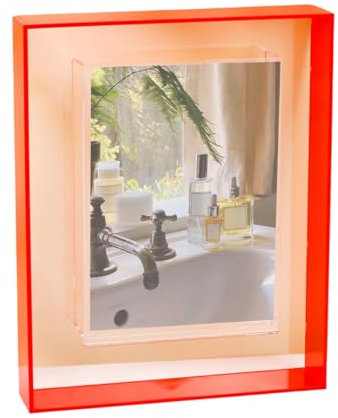 OAJABBGE Moderner Acryl Bild Fotorahmenhalter Klarer Und Farbiger Acrylfoto Speicherrahmen