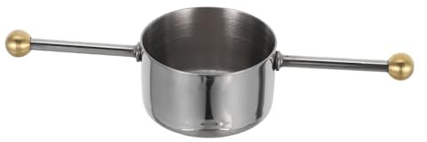 GALPADA Taza Medidora De Acero Inoxidable Con Doble Bola Resistente y Duradera Taza De Medir Para Vino y Whisky Para Barra y Cócteles Casa