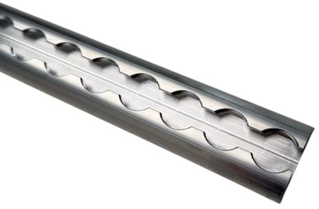 LOADCARE Airlineschiene Halbrund Slimversion Aluminium ungebohrt – Zurrschiene 1 m / 2 m – Zurrleiste für Camper, PKW, LKW, Anhänger – stabil & hochwertig verarbeitet (2m)