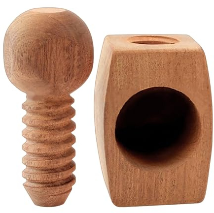 Duroecsain Cascanueces | Alicates de madera de nogal en forma de seta, abridor de castañas portátil para avellanas y nueces de pecanas castañas cocina diaria aperitivos picnic senderismo fiestas