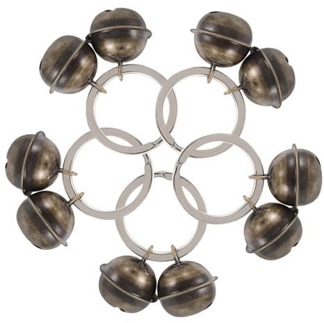 Toyvian 5 Pièces Lot de Cloches Pendentifs pour Animaux Anneaux Cloche pour Collier Clair pour Dressage et Chiens Accessoires Polyvalents pour Porte Clés et Sacs