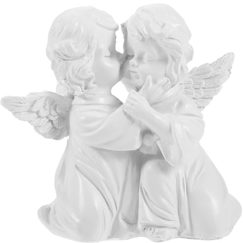 Toyvian Engelsfigur Aus Kunstharz Engelstatue Für Zuhause Garten Und Tischdeko Retro-Design Skulptur
