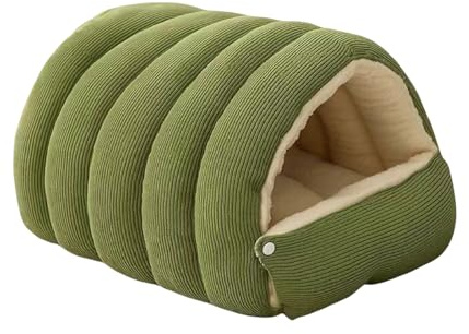 Accogliente cuccia per gatti con copertura con cappuccio per l'inverno calmante nido per gattini e cani di piccola taglia lavabile morbido peluche tenda
