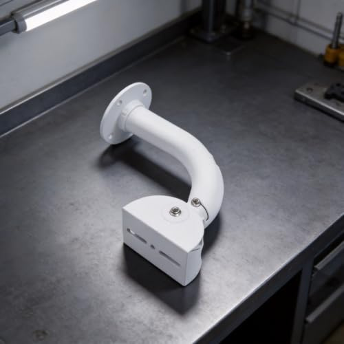 Soporte de montaje de cámara de seguridad para cámaras Cctv Ip Dome Soporte de techo de pared de aleación de aluminio con rotación de 180 grados Color blanco para el hogar Sistema de protección de