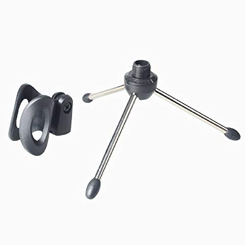 Mini-Mikrofon-Stativ, tragbar, für Tischplatten, Mikrofonständer, verstellbare Mikrofonstative