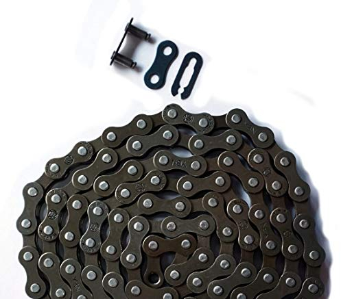 Fahrradkette 1/2 x 1/8 Zoll 112 Glieder für Fahrräder mit Rücktrittbremse oder Nabenschaltung
