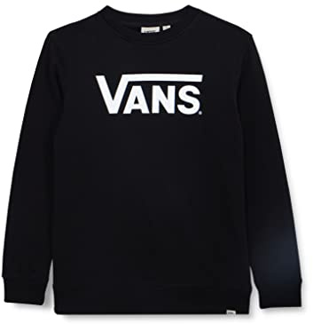 Vans Unisex-Kinder Classic Crew Sweatshirt, Black, S
