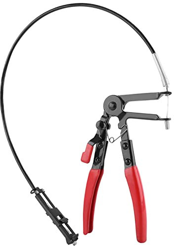 25.6in Hose Clamp Pliers Tool with Flexible Cable - Long Reach Radiator Hose Clamp Removal Tool for Car Fuel Oil Water Pipe Repair, Automotive Mechanic Hand Tool