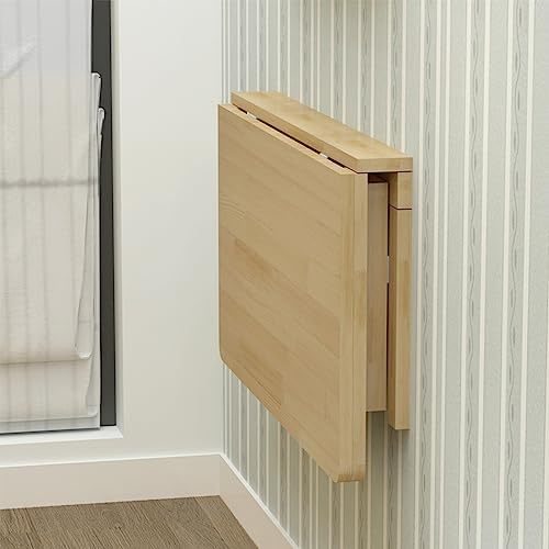 Folding Wall Desk for Indoor or Outdoor,Heavy Duty Wall Mount Table Kitchen Drop Leaf Dining Table, Collapsible Workbench Corner Computer Desk for Small Space Saving,Fold Down Desk ( Size : L50xW40cm/