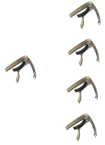 ibasenice 5 Stücke Exquisite Gitarre Capo Stabile Druck Frühling Metall Gitarre Clip Für Anfänger Profis