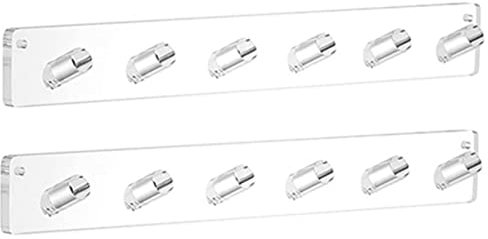 GALPADA 2stücke Schmuckaufhänger Für Wand Halsketten Und Armband-organizer -wandhalterung Schmuckhalter Mit Runden Haken Sparend Für Schminktisch