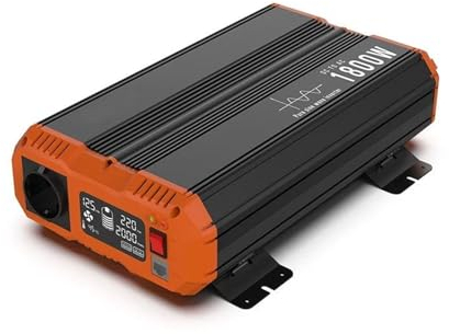 para El Hogar RV Car 1800W Inversor Solar Onda Sinusoidal Pura Inversor Corriente CC A CA 12V 24V Placa Inversor con Control Remoto Enchufe UE Transformador Inversor Onda Pura (Size : 12V)