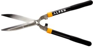 ALPEN Pilatus 200 - Heckenschere 600 mm, geschmiedete Karbonstahlklingen, ergonomische Aluminiumgriffe, präziser und langlebiger Schnitt, Stoßdämpfer, Profi- und Hobbygärtner-Werkzeug