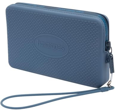 Havaianas - Mini Bag Logo, kompaktes, praktisches und elegantes Accessoire mit strapazierfähigem Reißverschluss und Handgelenkschlaufe, wasserfest, Unisex Erwachsene