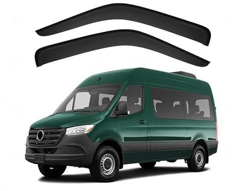 VTRWLMWN 4 Stück Car Comfort Windabweiser, für Sprinter/Sprinter [MK3-VS30 2019+] Reduziert Windturbulenzen Windabweiser-Zubehör die Fahrer und Beifahrerseite Windabweiser