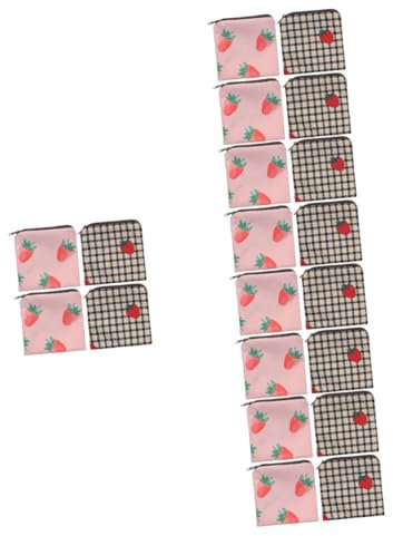 FOMIYES 20 Stk Aufbewahrungsbeutel Für Damenbinden Brieftasche Hygienebeutel Mädchen-geldbörse Multifunktionale Kleine Tasche Tamponbeutel Tasche Für Menstruationsbinden Mini Polyester