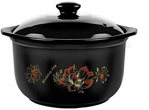 Pirofile, Pentola in Argilla, Pentola per stufato in Terracotta, Pentola in Ceramica, Resistenza alle Alte Temperature, Delizioso aggiornamento, Ricco Valore nutrizionale, Essenziale per la