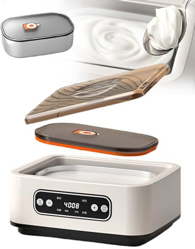 Yogurt maker probiotico, controllo regolabile di tempo e temperatura, macchina for yogurt da 1600 ml for yogurt fatto in casa, yogurt maker versatile ed efficiente for una vita sana(A plus 9 cups)