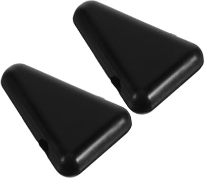Silikon Stimmgabelhalter Dreieckiger Block, Allgemein, 2 Stück Schwarz | Stimmgabel, Rutschhemmend, Schont Oberflächen, Leicht zu Reinigen, Reise und Draußen Geeignet