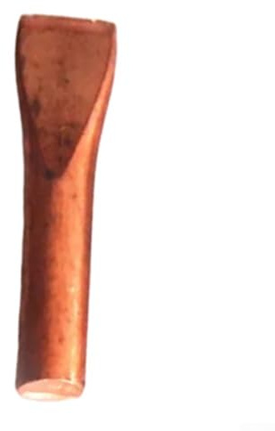 Pointe de fer à souder 500 W - Tête de rechange en cuivre pour soudure de grande surface - Bornes épaisses et grands points de soudure avec tête plate courbée - Chaleur rapide