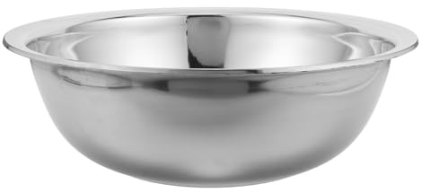TOGEVAL Bassin de Bain pour Pieds en Acier Inoxydable 35 Cm, Bol Rond Multifonction pour Spa et Usage à Domicile, Favorise le Confort et Immersion Totale
