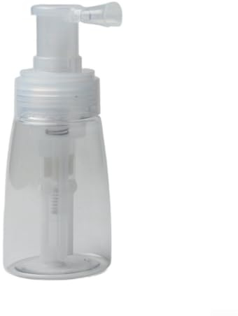 Moliuoly Puder sprayflaska 180 ml trattöppning finsprayare (140 ml) | Högkvalitativ ABS, okrossbar, hållbar, transparent design, 140 ml eller 180 ml kapacitet