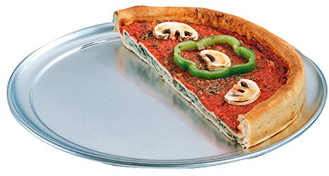 García de Pou 147.91 Plato Llano Pizza, Diámetro 40.5 cm, Set de 50, Plateado