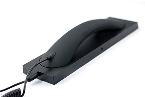 ENJOY-UNIQUE Combiné Téléphone Micro 3,5 mm Casques et écouteurs Rétro Filaire pour Téléphone Portable avec Appel Confortable Compatible avec iphone 5 6 Samsung Smartphones, Tablettes